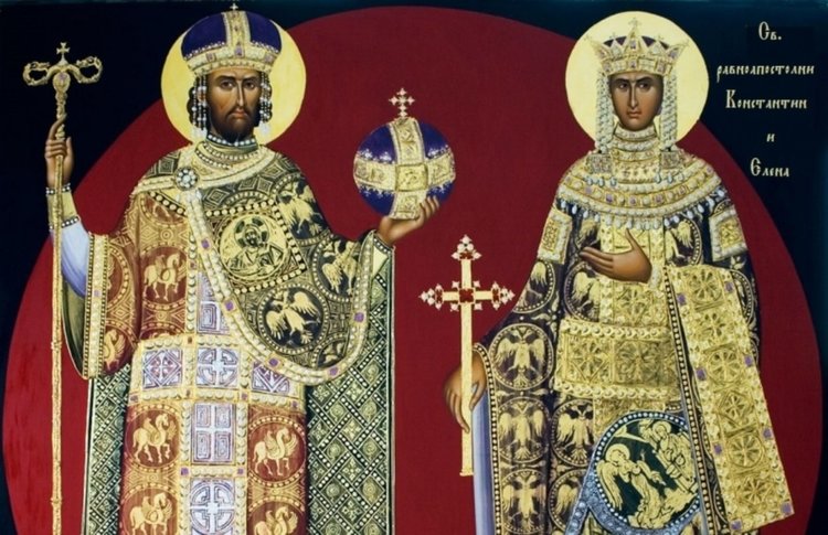 Св. св. Константин и Елена е!