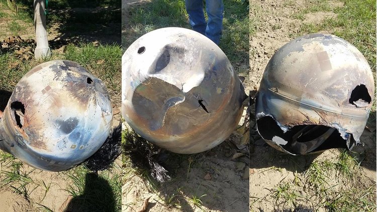 Загадъчен космически обект падна в Калифорния