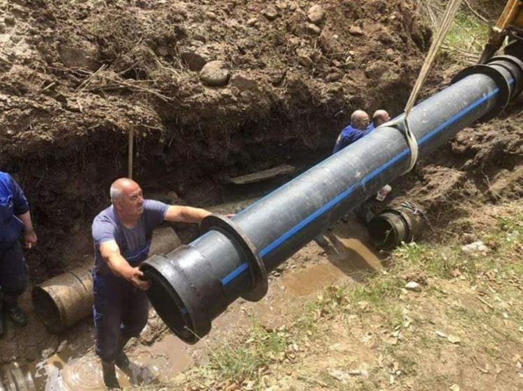 Затварят пътен участък заради строежа на водопровода до Перник 