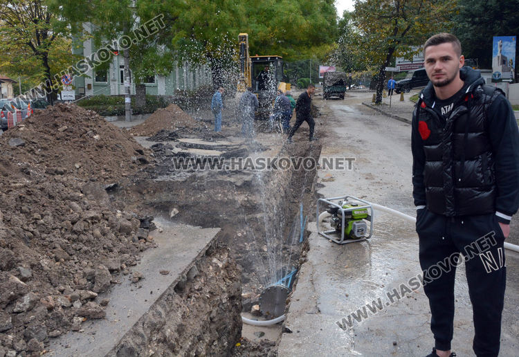 90% от водопровода на Кърджалийска е положен, предстои цялостно преасфалтиране