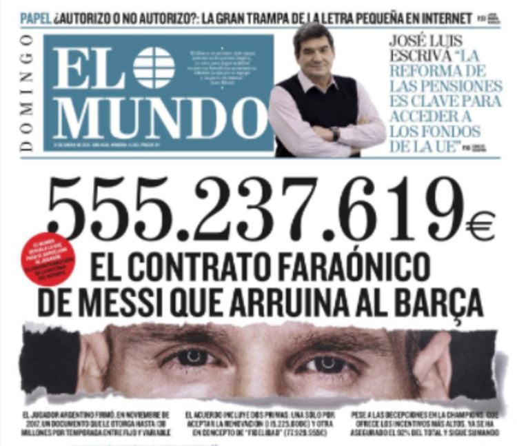 Договорът на Меси, който разори Барселона