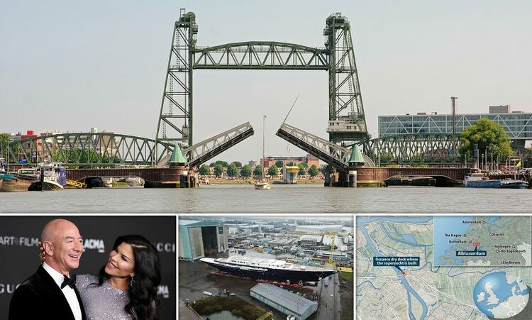 В Ротердам демонтират исторически мост заради яхтата на Джеф Безос