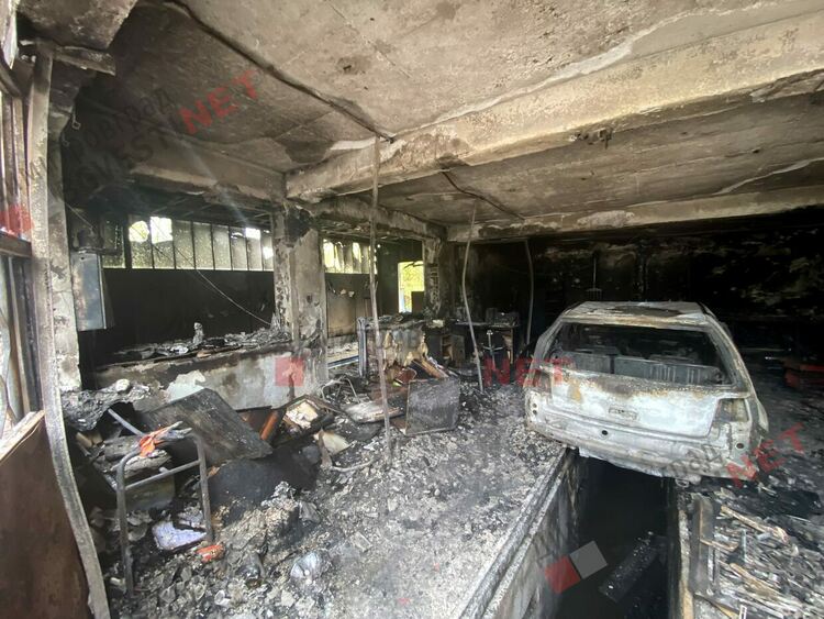 Пункт за технически прегледи и два автосервиза изгоряха в Димитровград