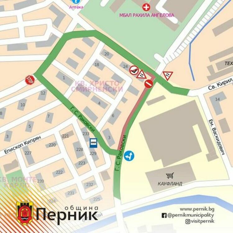 Започна изграждането на постоянно кръгово движение на кръстовище "Шахтьор"