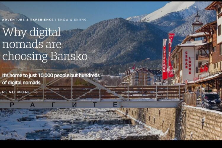 BBC: Банско е най-новият и бързо разрастващ се хъб за дигитални номади