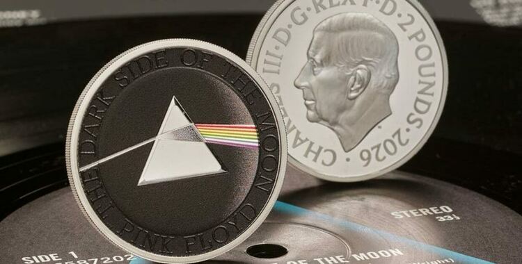 От тъмната страна на Луната до Кралския монетен двор – Pink Floyd са удостоени с официална монета
