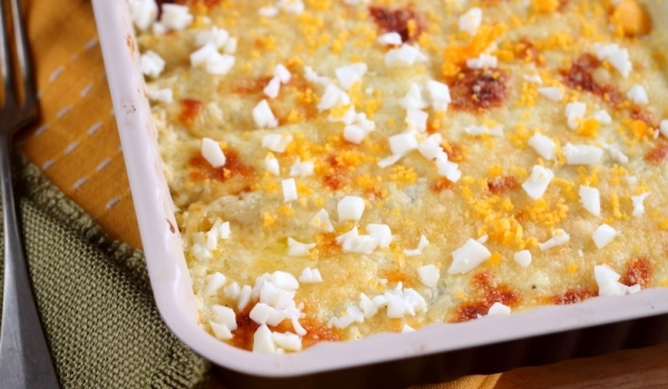 Ориз със сирене на фурна