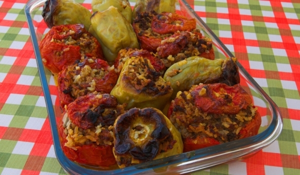 Пълнени чушки с булгур и гъби